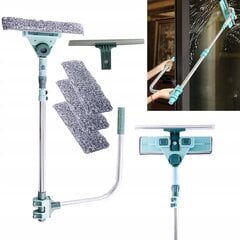 Hooha телескопическое устройство для очистки окон, 3 в 1 цена и информация | Принадлежности для уборки | kaup24.ee