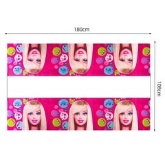 Laudlina Barbie 1 tk 180x108cm hind ja info | Ühekordsed nõud | kaup24.ee