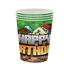 Одноразовые стаканчики Minecraft, 10 шт. цена и информация | Праздничная одноразовая посуда | kaup24.ee