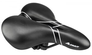 Седло велосипедное Azimut Comfort Full Cut с пружинами цена и информация | Седла для велосипедов и чехлы на сиденья | kaup24.ee