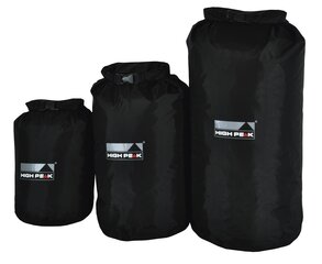 Парусная сумка High Peak Drybag, 15 л, чёрная цена и информация | Туристические, походные рюкзаки | kaup24.ee