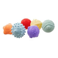 Набор сенсорных мячиков Akuku, 6 шт. цена и информация | Игрушки для малышей | kaup24.ee