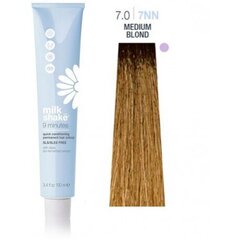 Краска для волос MilkShake 9 Minutes Quick Permanent, 7.0/7N Medium Blond, 100 мл цена и информация | Краска для волос | kaup24.ee