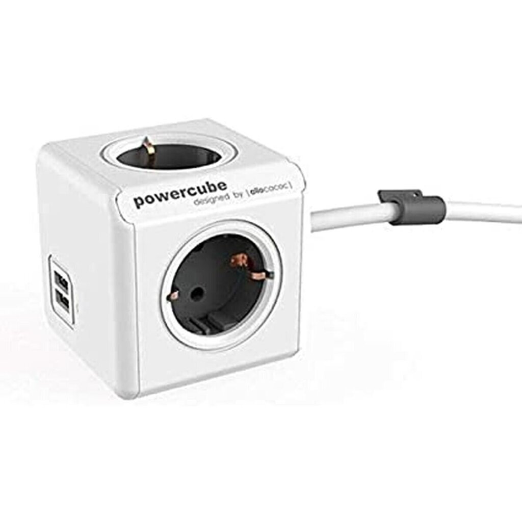 Pikendusjuhe Powercube 8400GY/ITEUPC 1,5 m hind ja info | Pikendusjuhtmed, kaablid | kaup24.ee