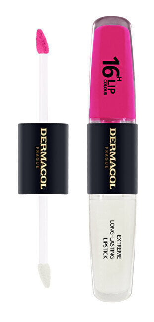 Huulepulk Dermacol 16H Lip Colour 2in1 16, 8 ml цена и информация | Huulepulgad, -läiked, -palsamid, vaseliin | kaup24.ee