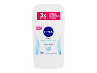 Higistamisvastane pulkdeodorant Nivea Fresh Natural Anti-Perspirant Stick naistele, 50 ml цена и информация | Парфюмированная косметика для женщин | kaup24.ee