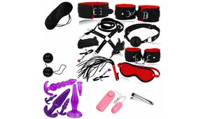 BDSM komplekt, Lelex, must, 18 tk hind ja info | BDSM ja fetish | kaup24.ee