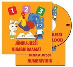 Книга для изучения чисел Jänku-Jussi цена и информация | Настольные игры, головоломки | kaup24.ee