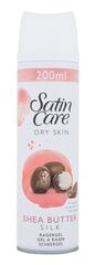 Raseerimisgeel Gillette Satin Care Shea Butter naistele, 200 ml hind ja info | Raseerimisvahendid | kaup24.ee