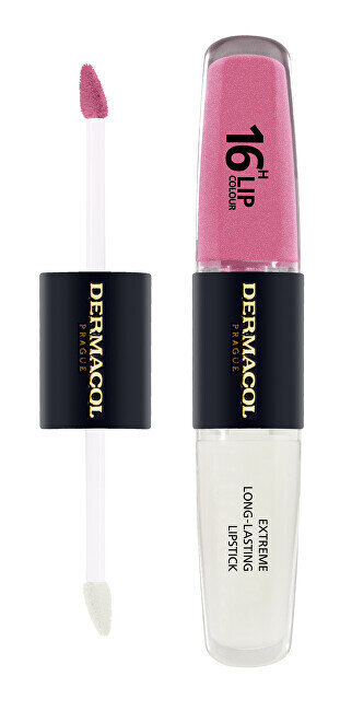 Huulepulk Dermacol 16H Lip Colour 2in1 12, 8 ml hind ja info | Huulepulgad, -läiked, -palsamid, vaseliin | kaup24.ee