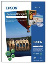 Epson fotopaber 10x15 Premium Semigloss 251g 50 lehte hind ja info | Lisatarvikud fotoaparaatidele | kaup24.ee