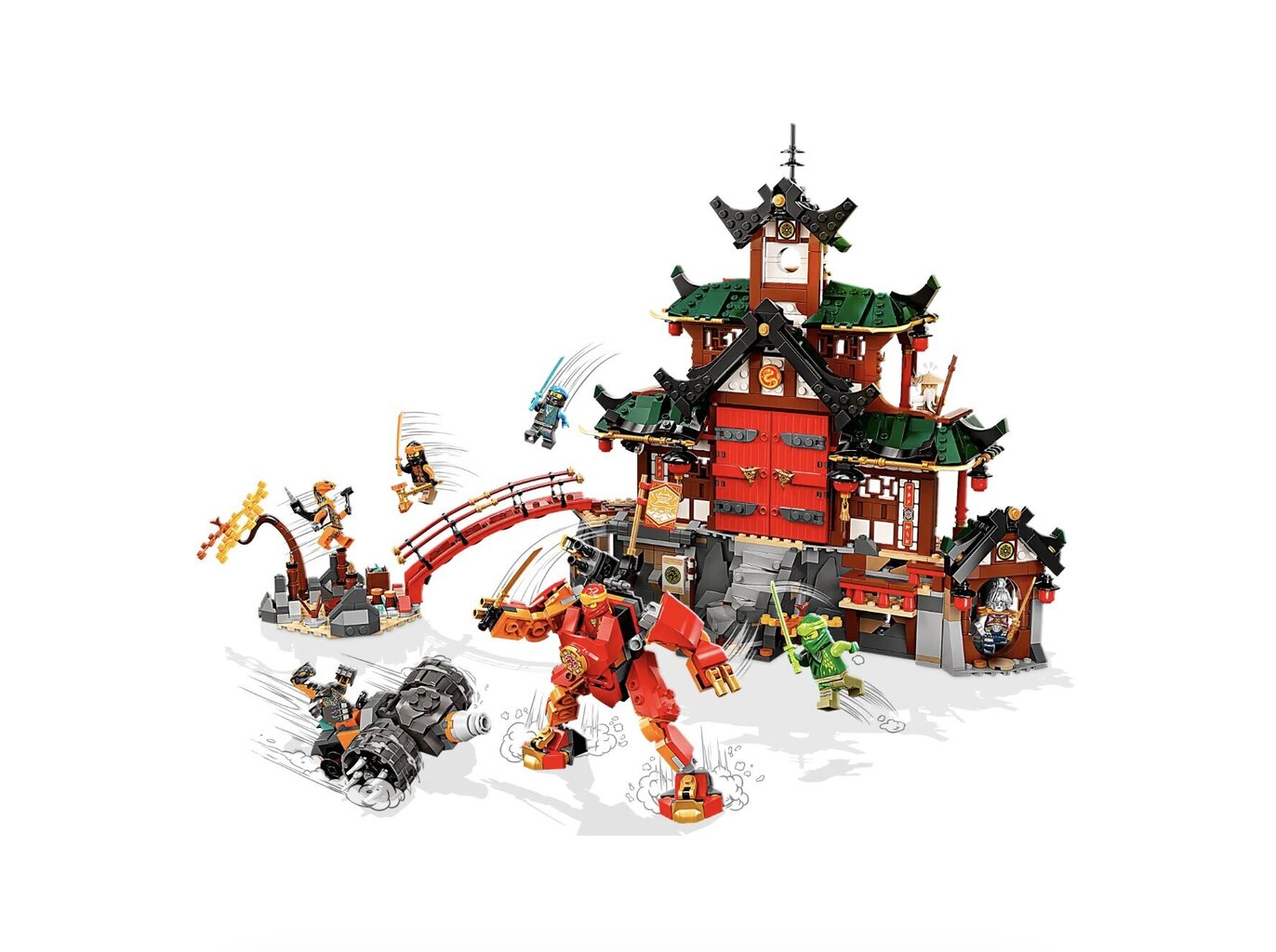 71767 LEGO® Ninjago Ninja koolituse pühamu hind ja info | Klotsid ja konstruktorid | kaup24.ee