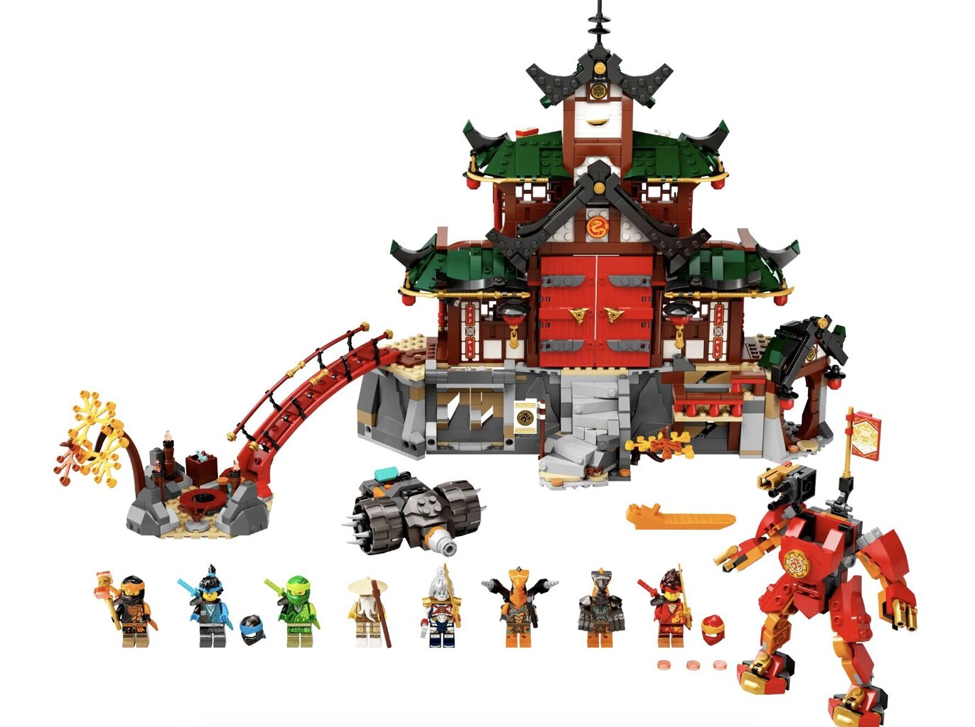 71767 LEGO® Ninjago Ninja koolituse pühamu hind ja info | Klotsid ja konstruktorid | kaup24.ee