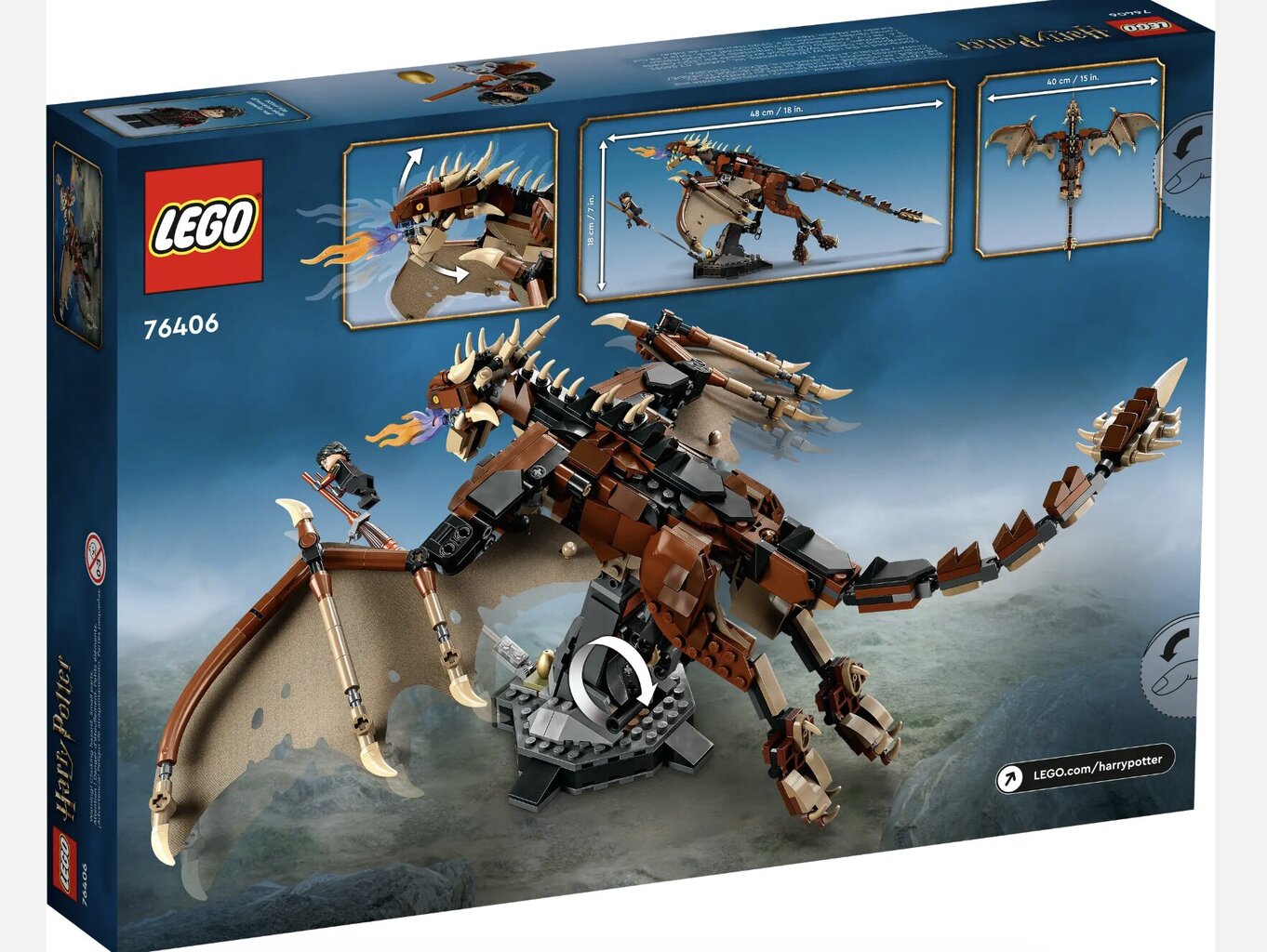 76406 LEGO® Harry Potter Hungarian Horntail Dragon konstruktor hind ja info | Klotsid ja konstruktorid | kaup24.ee