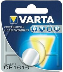 Литиевая батарейка таблеточного типа Varta CR1616 CR1616 3 V 55 mAh цена и информация | Батерейки | kaup24.ee