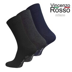 VINCENZO ROSSO® meeste äri sokid, 6 paari цена и информация | Мужские носки | kaup24.ee