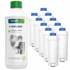 Komplekt Wessper Aqualunga, 10 tk, Descaler Cleanmax, 1 tk цена и информация | Фильтры для воды | kaup24.ee