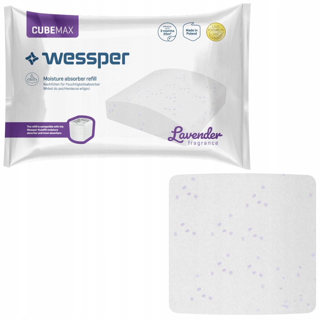 Wessper Cubemax Lavender 1 tk цена и информация | Õhukuivatid | kaup24.ee