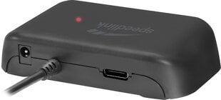 Speedlink USB-хаб Snappy Evo 4-port (SL-140109-BK) цена и информация | Охлаждающие подставки и другие принадлежности | kaup24.ee