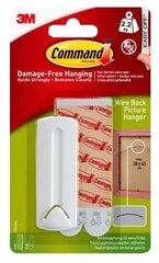 3M крючок для подвешивания картины Command 2.2 кг, белый цена и информация | Рамки, фотоальбомы | kaup24.ee