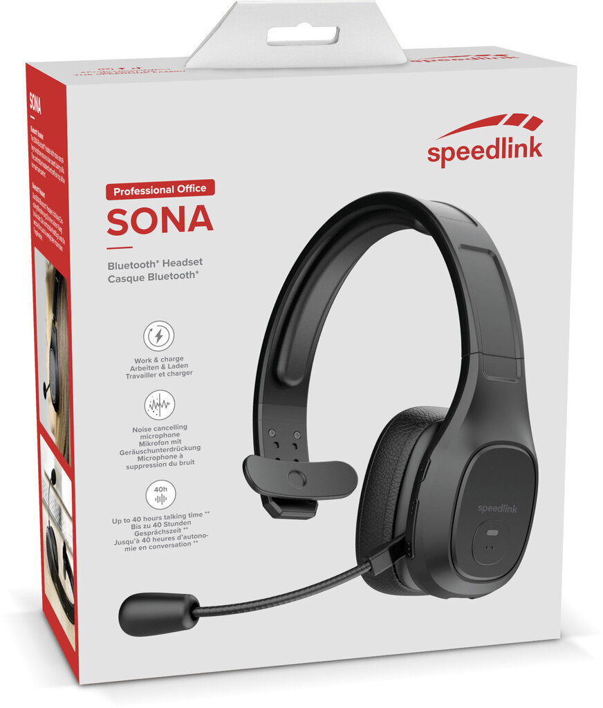 Speedlink Sona (SL-870300-BK) hind ja info | Kõrvaklapid | kaup24.ee