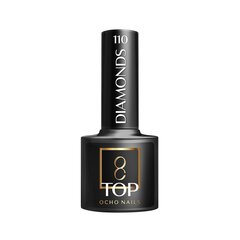 Гель для ногтей Ocho Nails Hybrid Top Diamonds no wipe -5 г цена и информация | Лаки для ногтей, укрепители для ногтей | kaup24.ee