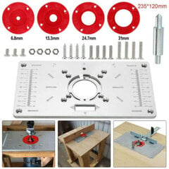 Freesimislaua plaatide komplekt Cutmate Insert Plate, 235 x 110 x 8 mm цена и информация | Фрезы | kaup24.ee