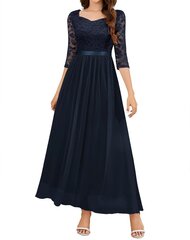 Длинное женское платье Wedtrend, темно-синее цена и информация | Платья | kaup24.ee