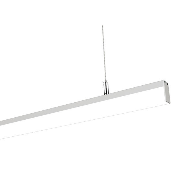 Kõrge anodeeritud alumiiniumprofiil mattklaasiga 1-4 rida LED-ribadele kipsplaadile, plaatidele, mööblile jne, 3m x 35mm x 35mm hind ja info | LED ribad | kaup24.ee