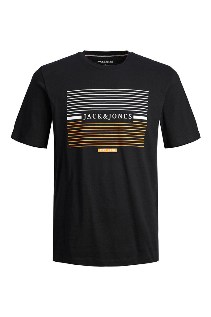 Jack & Jones T-särk meestele 12247810BLACK-M hind ja info | Meeste T-särgid | kaup24.ee