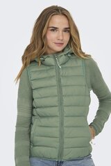 Vest naistele Only 15205760HEDGEGREEN-L, roheline цена и информация | Женские жилеты | kaup24.ee