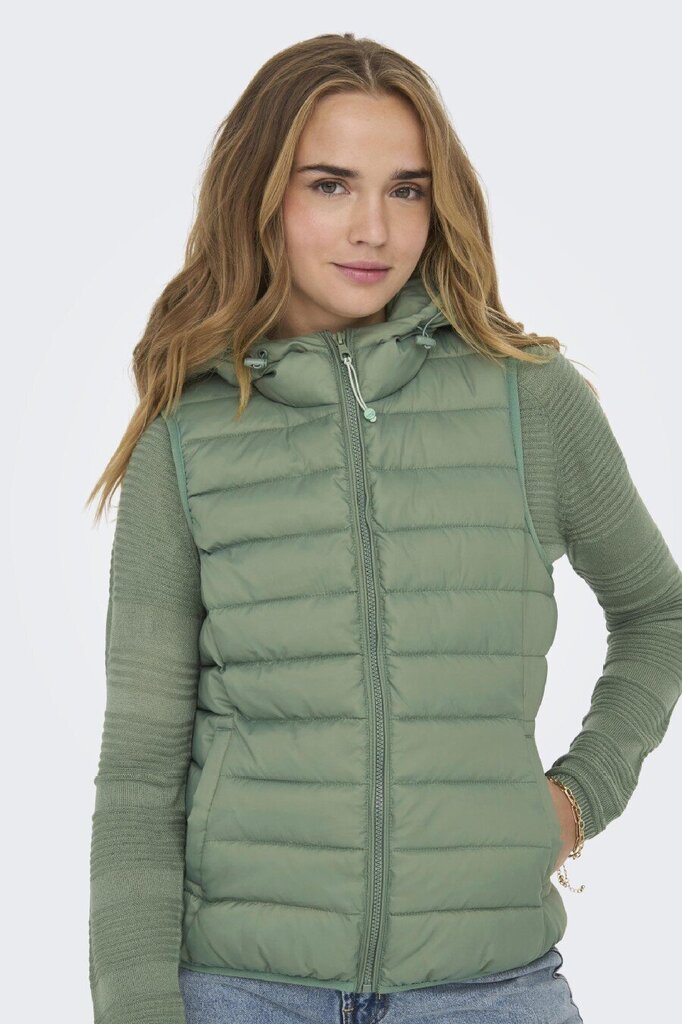 Vest naistele Only 15205760HEDGEGREEN-L, roheline цена и информация | Naiste vestid | kaup24.ee