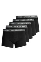 Jack & Jones мужские трусы, черные, 5 шт. цена и информация | Мужские боксеры | kaup24.ee