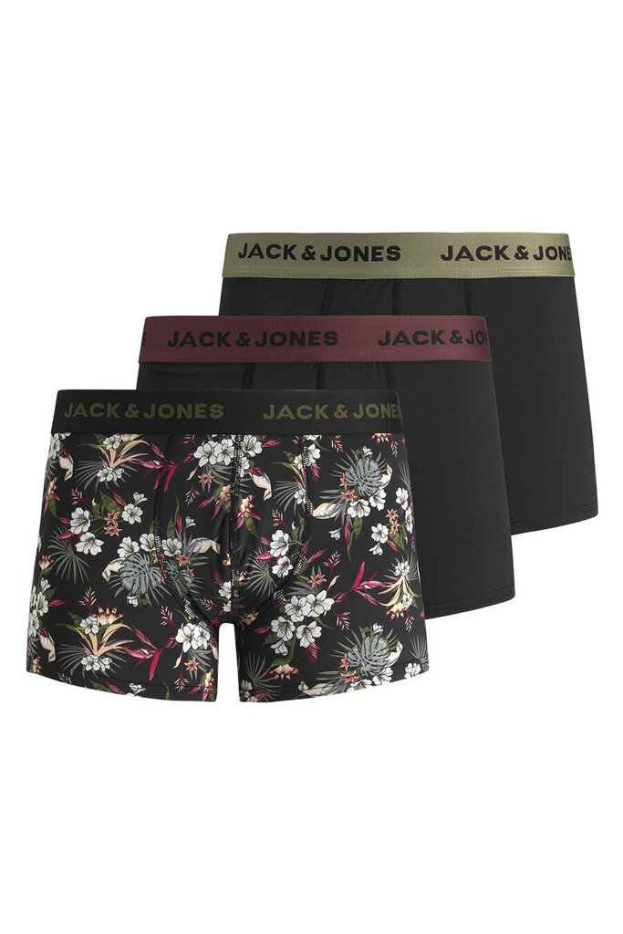 Jack & Jones bokserid meestele 12194284BLACKBLACK-L hind ja info | Meeste aluspesu | kaup24.ee