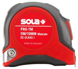 Mõõdulint PRO-TM Sola 5mx19mm, EC I цена и информация | Механические инструменты | kaup24.ee