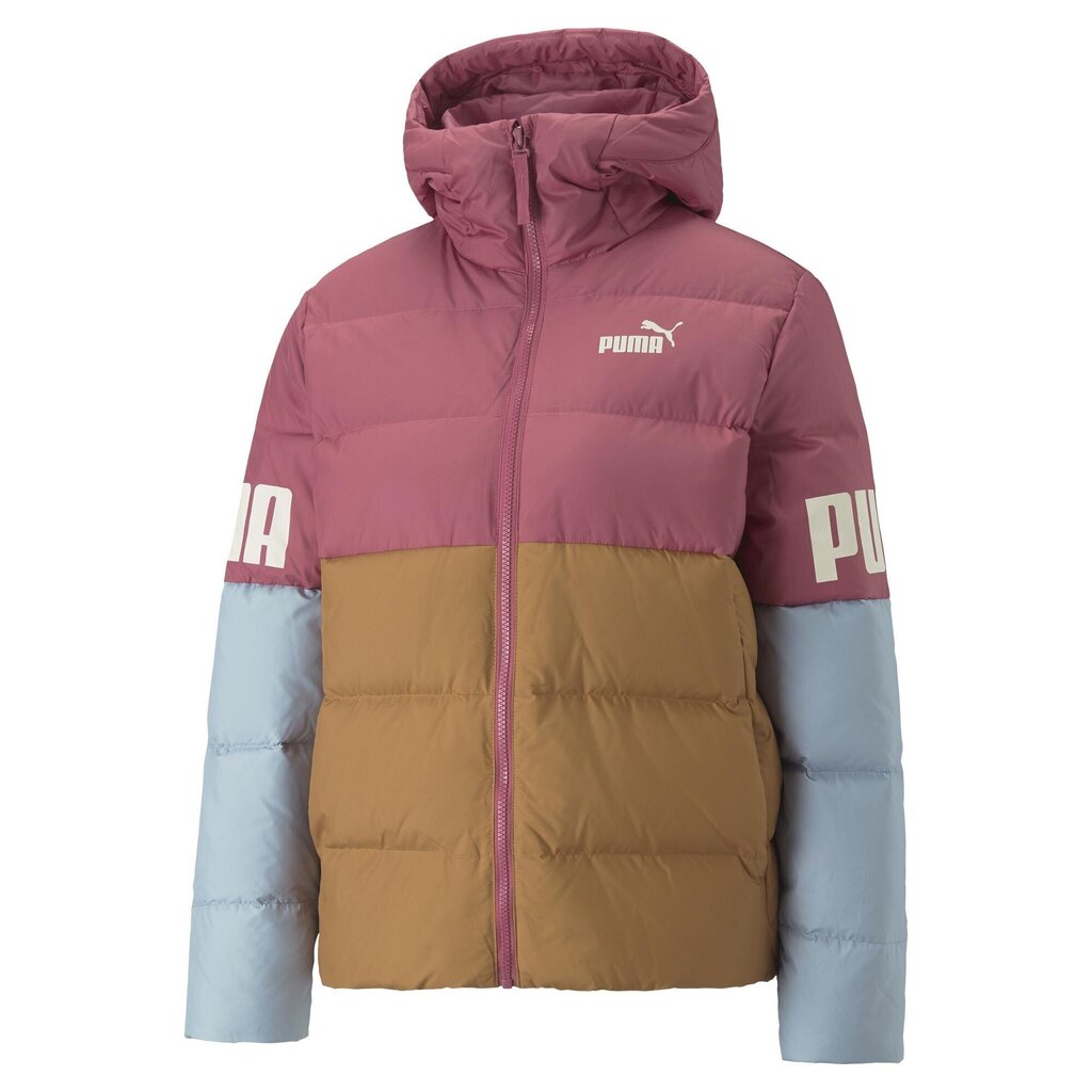 Jope naistele Puma Power Hooded Down, pruun hind ja info | Naiste joped ja parkad | kaup24.ee