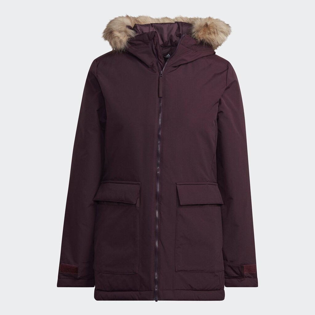 Jope naistele Adidas Hooded HG8721, lilla цена и информация | Naiste joped ja parkad | kaup24.ee