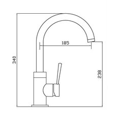 Valamusegisti Besco Illusion I Chrome hind ja info | Vannitoa segistid | kaup24.ee