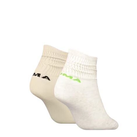 Sokid naistele Puma Slouch Crew Sock, beež, 2 paari цена и информация | Naiste sokid | kaup24.ee