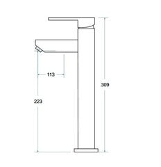 Valamusegisti Besco Modern I Chrome hind ja info | Vannitoa segistid | kaup24.ee