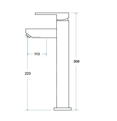 Valamusegisti Besco Modern I Chrome hind ja info | Vannitoa segistid | kaup24.ee