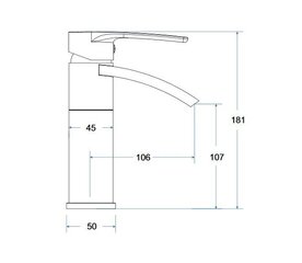 Valamusegisti Besco Decco II Chrome цена и информация | Смесители | kaup24.ee