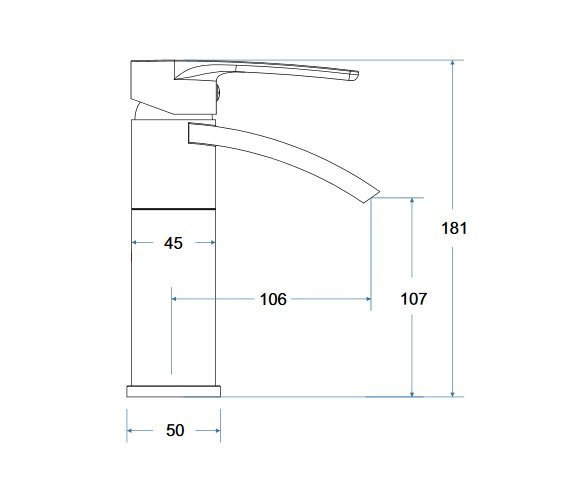 Valamusegisti Besco Decco II Chrome hind ja info | Vannitoa segistid | kaup24.ee