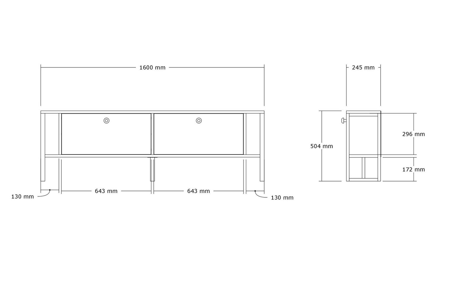 TV alus Asir, 160x50,4x24,5 cm, beež hind ja info | TV alused | kaup24.ee