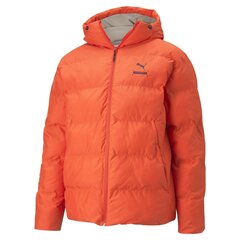 Мужская куртка PUMA Better Sportswear Hooded Puffer Fireligh, оранжевая цена и информация | Мужские куртки | kaup24.ee