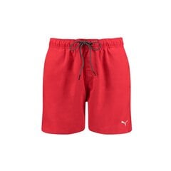 Ujumispüksid meestele Puma Medium Swim, punane hind ja info | Ujumispüksid, shortsid | kaup24.ee