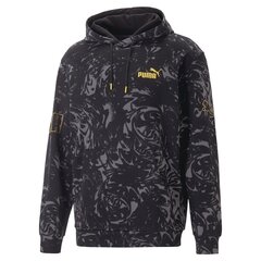 Pusa meestele Puma Power Summer Aop Hoddie, must цена и информация | Мужские толстовки | kaup24.ee