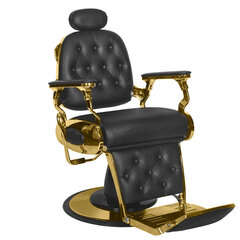 Профессиональное барберское кресло для парикмахерских и салонов красоты GABBIANO FRANSESCO, черного цвета цена и информация | Мебель для салонов красоты | kaup24.ee