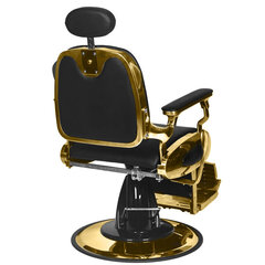 Gabbiano juuksuritooli Francesco Gold, must hind ja info | Ilusalongi mööbel | kaup24.ee
