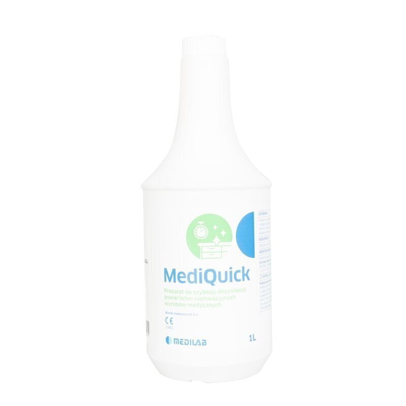 Mediquick pindade desinfitseerimisvahend, 1L hind ja info | Esmaabi | kaup24.ee